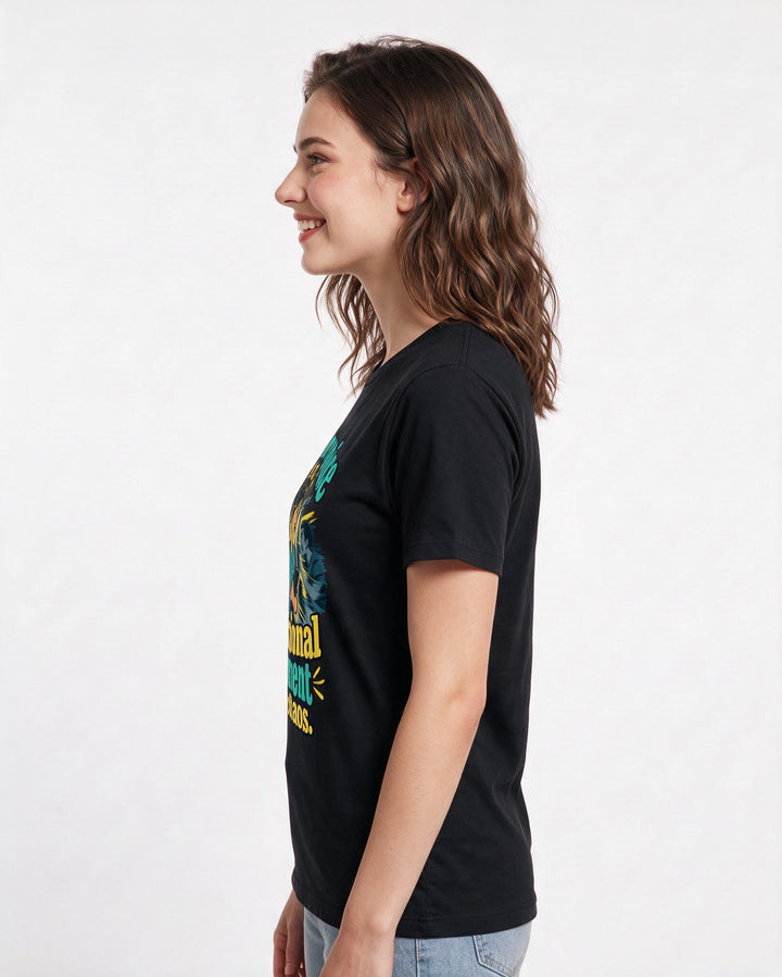 Nurse Black T-Shirt for Women – Nursing Life Graphic Tee product image 2