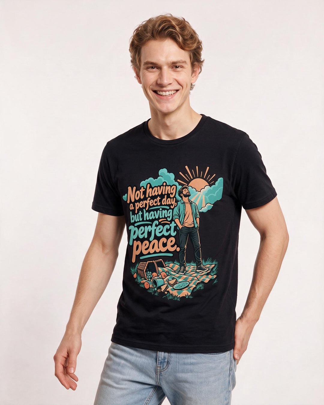 Christian Faith Black T-Shirt for Men – Everyday Expression Graphic Tee product image 1