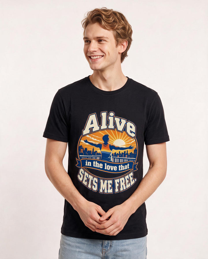 Pride Black T-Shirt for Men – Everyday Expression Graphic Tee product image 1