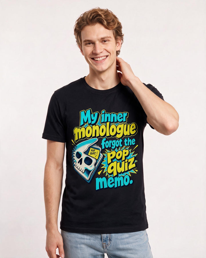 Neurodiversity Black T-Shirt for Men – Everyday Expression Graphic Tee product image 1
