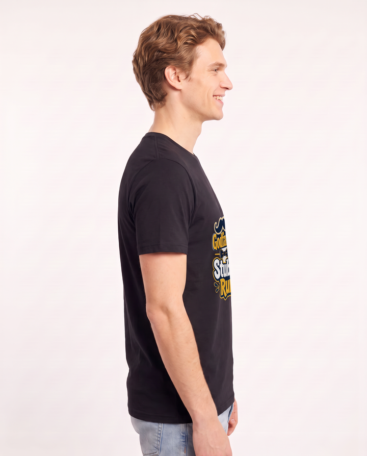 Godfather & Godchild: Stubbornness Runs Deep Men's Black T-Shirt product image 3
