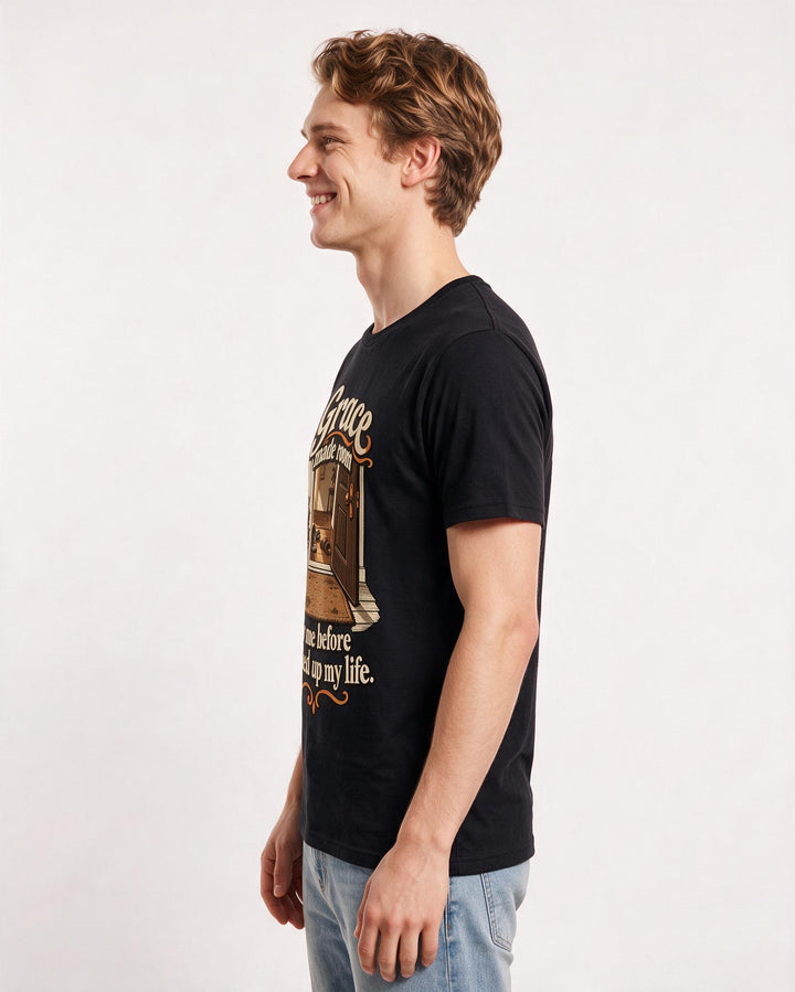 Christian Faith Black T-Shirt for Men – Everyday Expression Graphic Tee product image 2