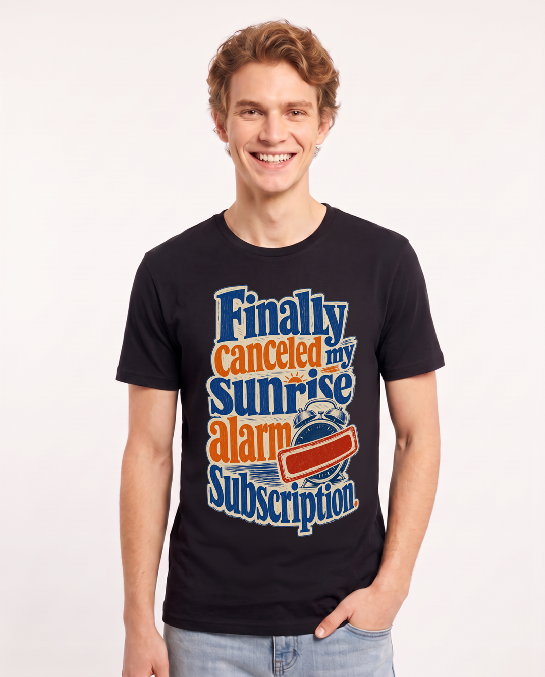 Graduation Black T-Shirt for Men – Everyday Expression Graphic Tee product image 3