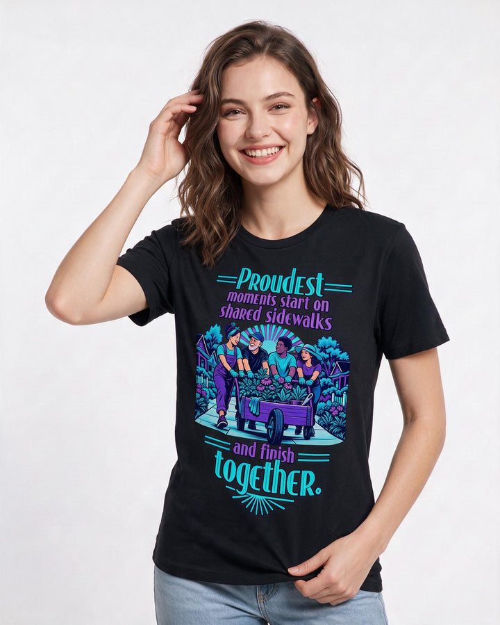 Patriotic Black T-Shirt for Women – Everyday Expression Graphic Tee product image 1