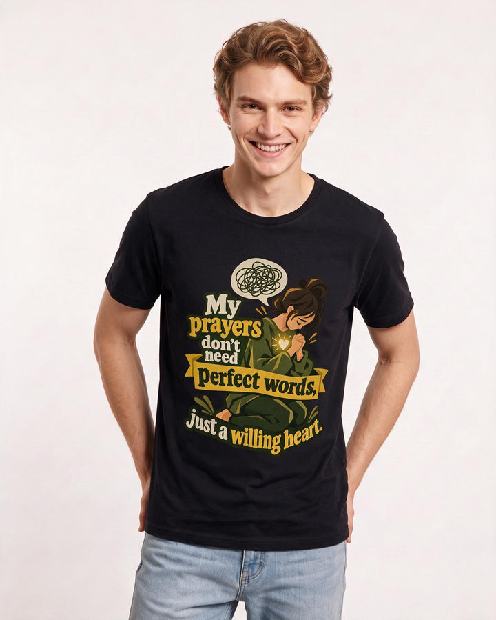 Christian Faith Black T-Shirt for Men – Everyday Expression Graphic Tee product image 1