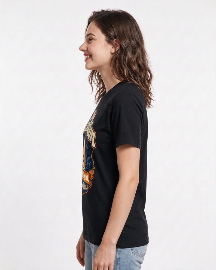 Neurodiversity Black T-Shirt for Women – Everyday Expression Graphic Tee product image 2