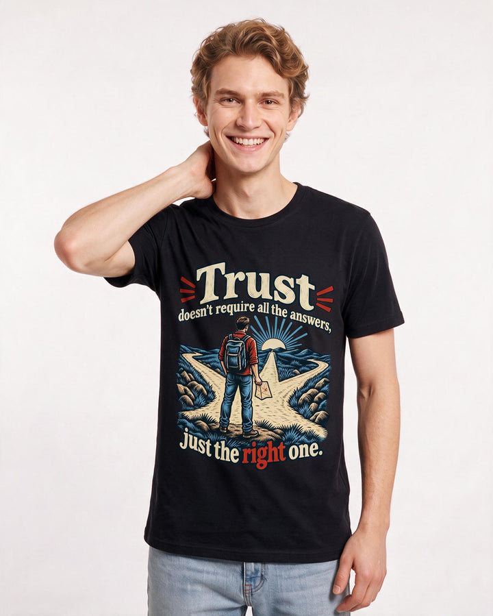 Christian Faith Black T-Shirt for Men – Everyday Expression Graphic Tee product image 1