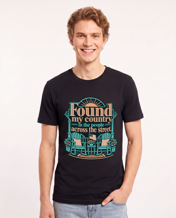 Patriotic Black T-Shirt for Men – Everyday Expression Graphic Tee product image 3