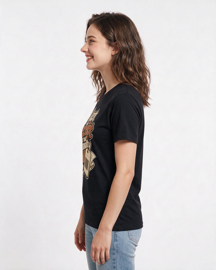 Pride Women's Black T-Shirt – I kept the receipt for that personality they sold me. product image 2