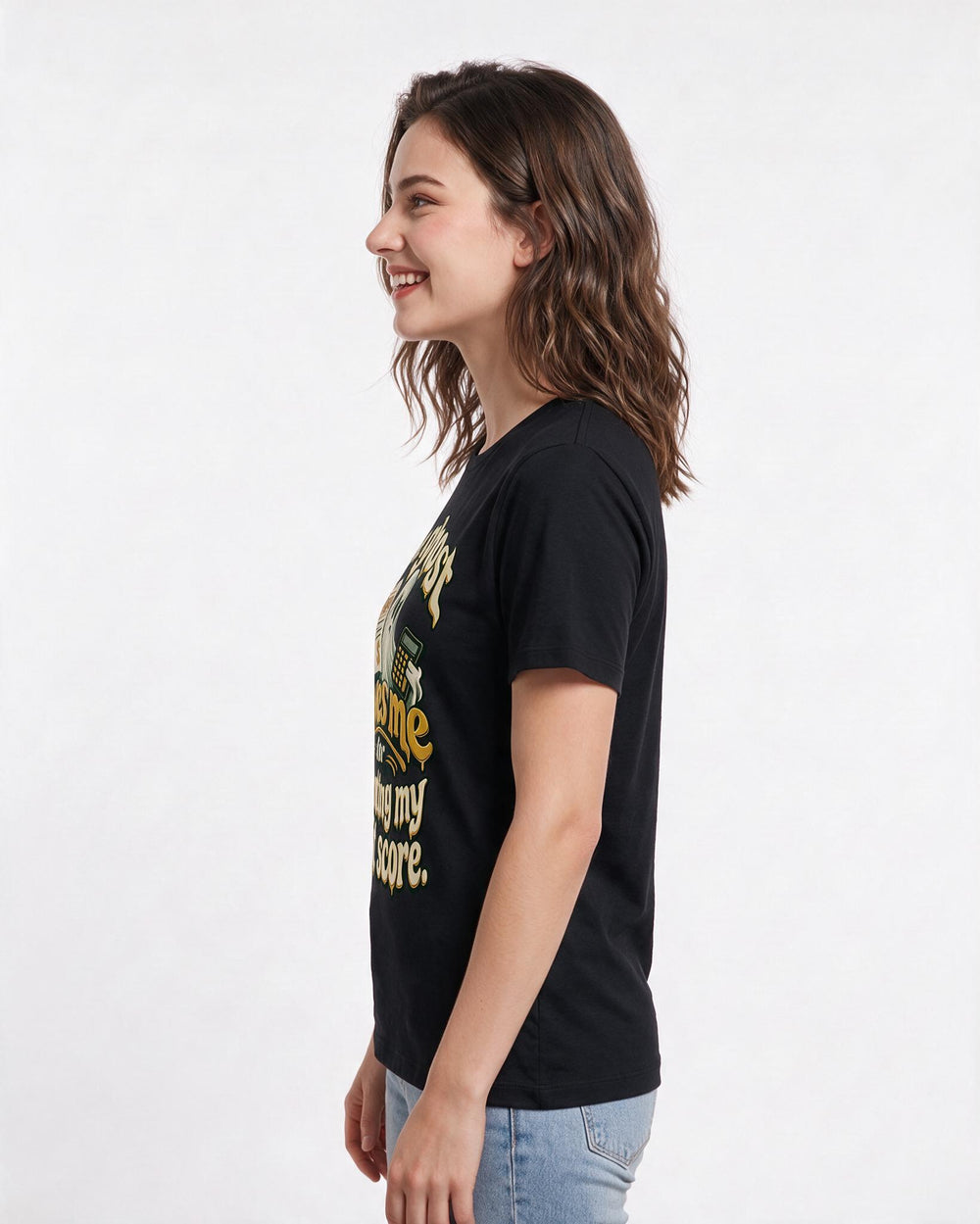 Halloween Black T-Shirt for Women – Halloween Theme Graphic Tee product image 2