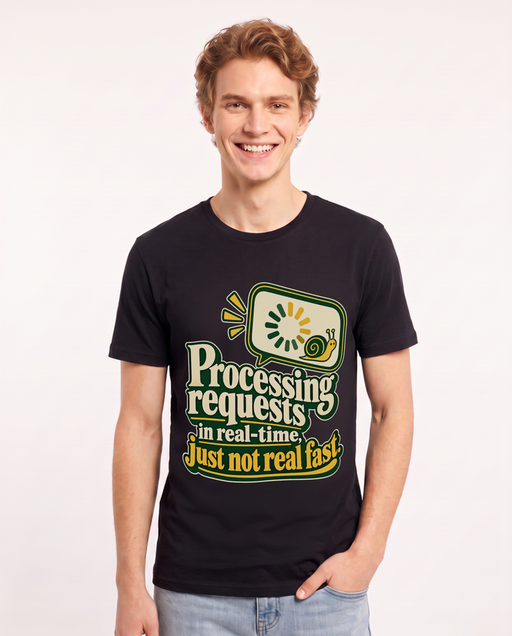 Neurodiversity Black T-Shirt for Men – Everyday Expression Graphic Tee product image 3