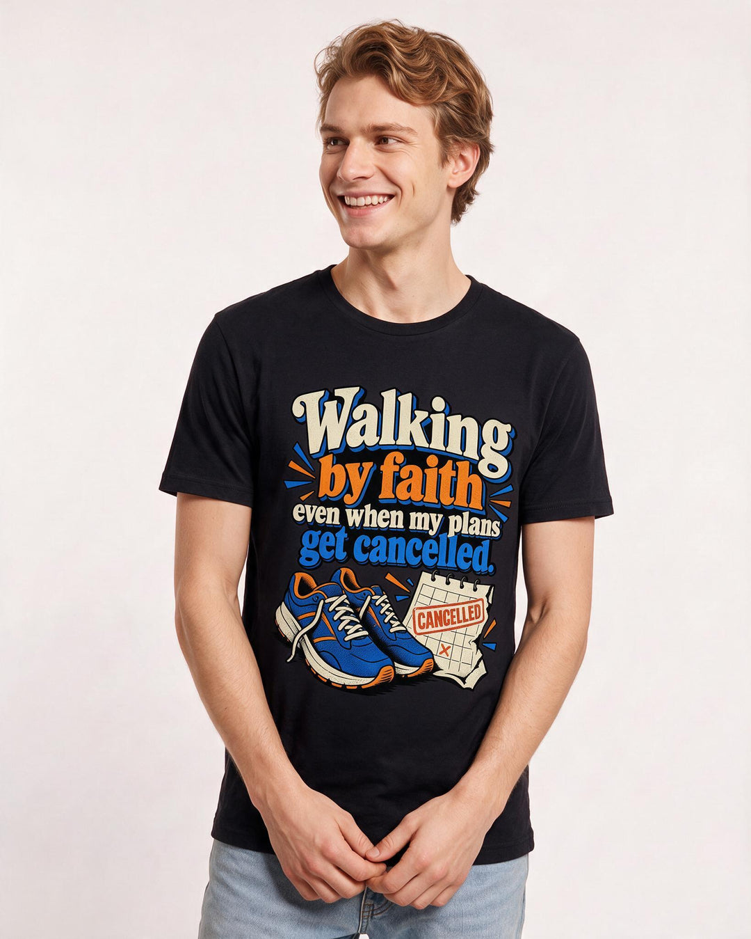 Christian Faith Black T-Shirt for Men – Everyday Expression Graphic Tee product image 1