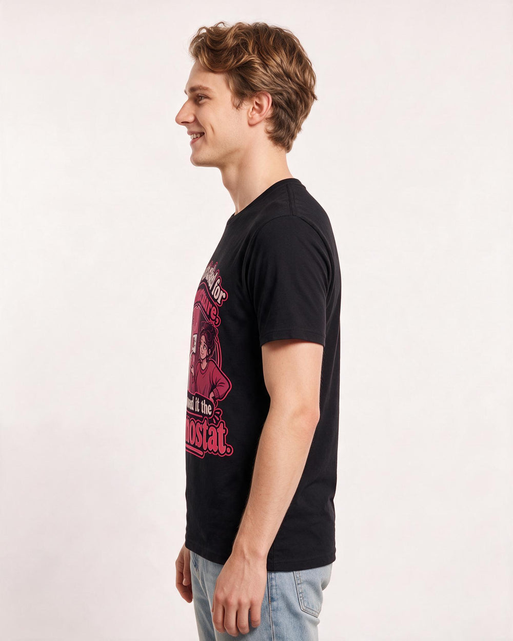Halloween Black T-Shirt for Men – Halloween Theme Graphic Tee product image 2