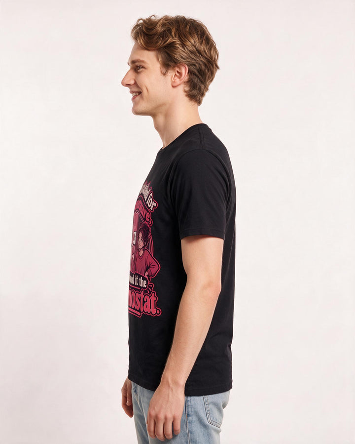 Halloween Black T-Shirt for Men – Halloween Theme Graphic Tee product image 2