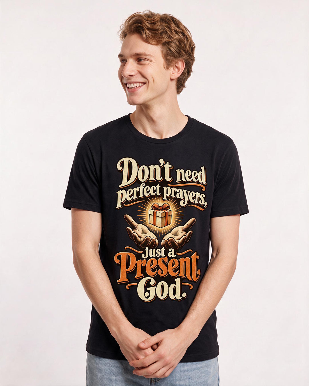 Christian Faith Black T-Shirt for Men – Everyday Expression Graphic Tee product image 1