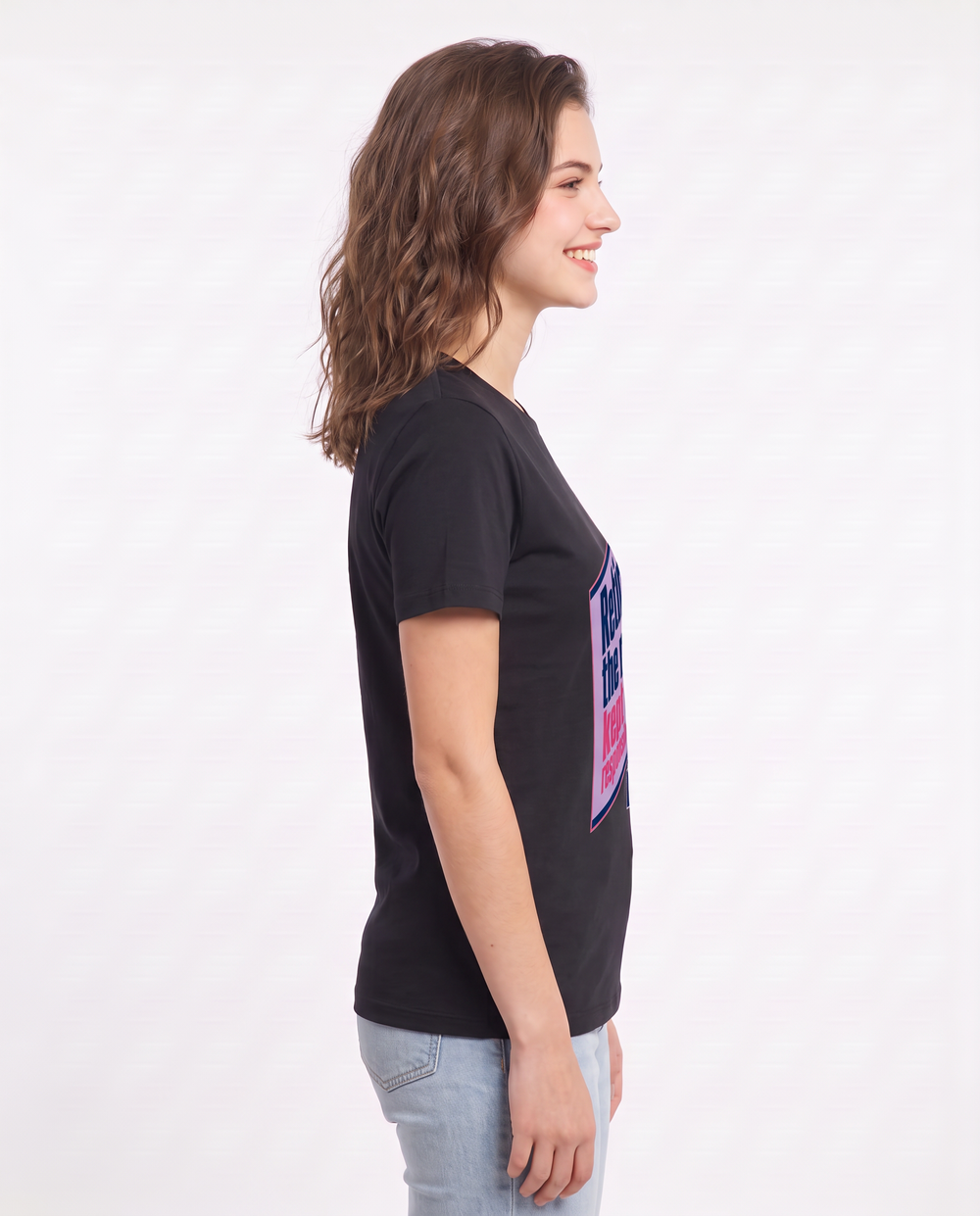 Graphic Women's Black T-Shirt - Retired the rank, kept the product image 2