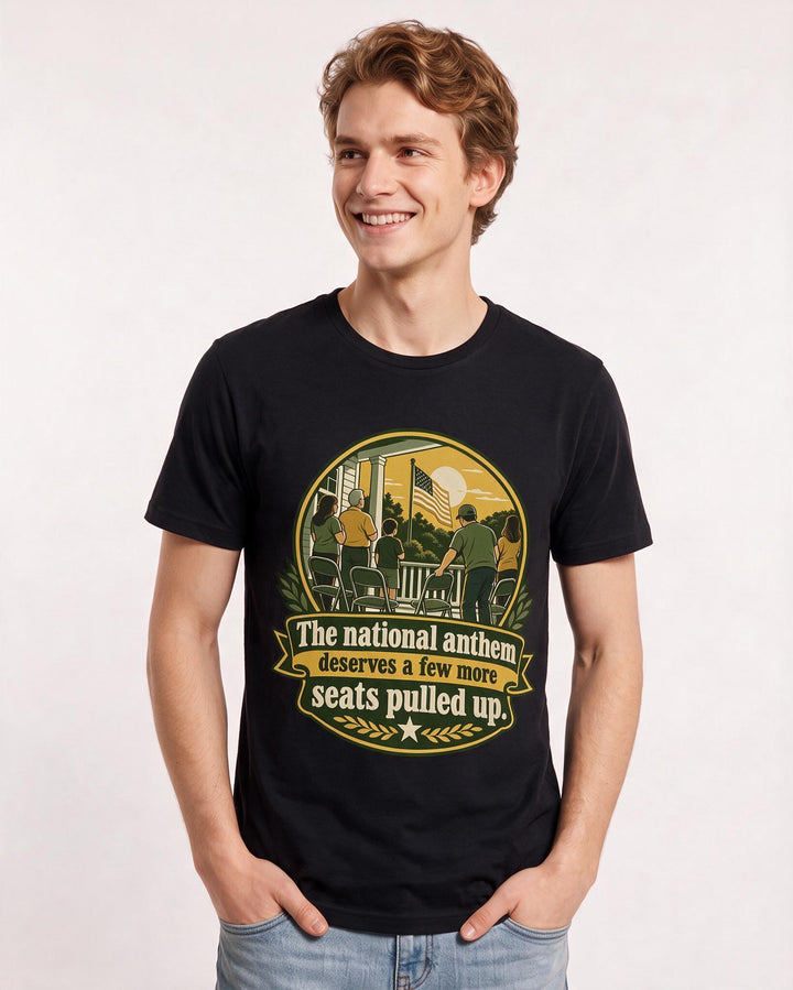 Patriotic Black T-Shirt for Men – Everyday Expression Graphic Tee product image 1