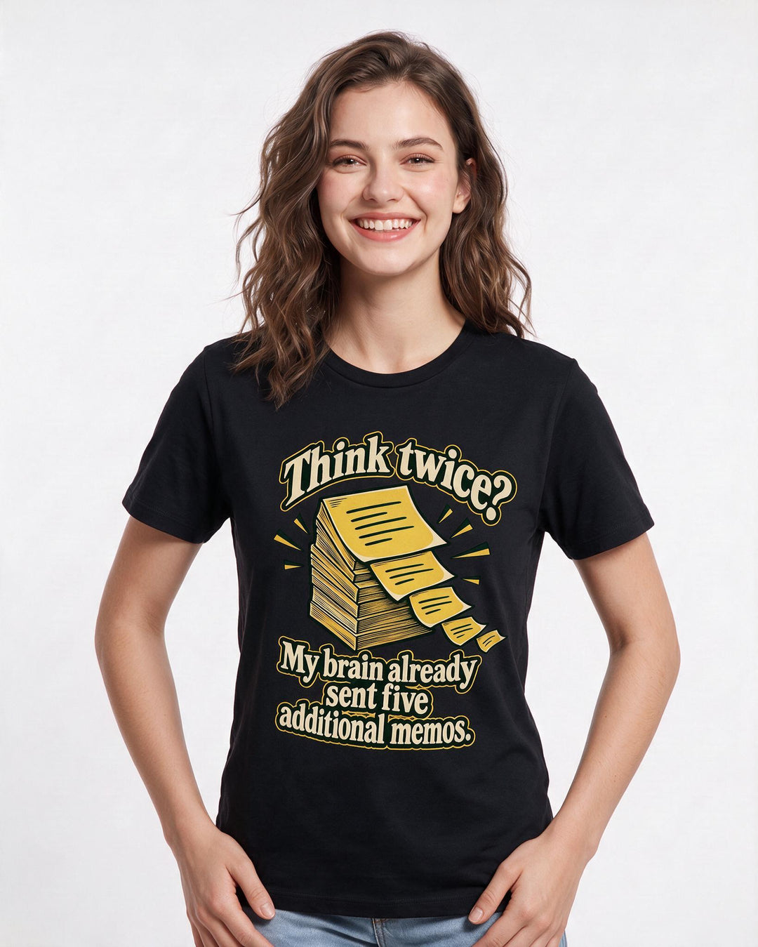 Neurodiversity Black T-Shirt for Women – Everyday Expression Graphic Tee product image 1