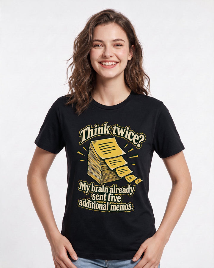 Neurodiversity Black T-Shirt for Women – Everyday Expression Graphic Tee product image 1