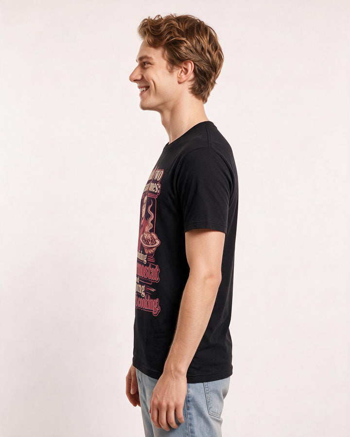 Mom Black T-Shirt for Men – Everyday Expression Graphic Tee product image 2
