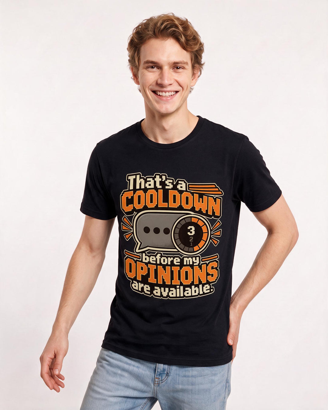 Gaming Black T-Shirt for Men – Game Night Graphic Tee product image 1