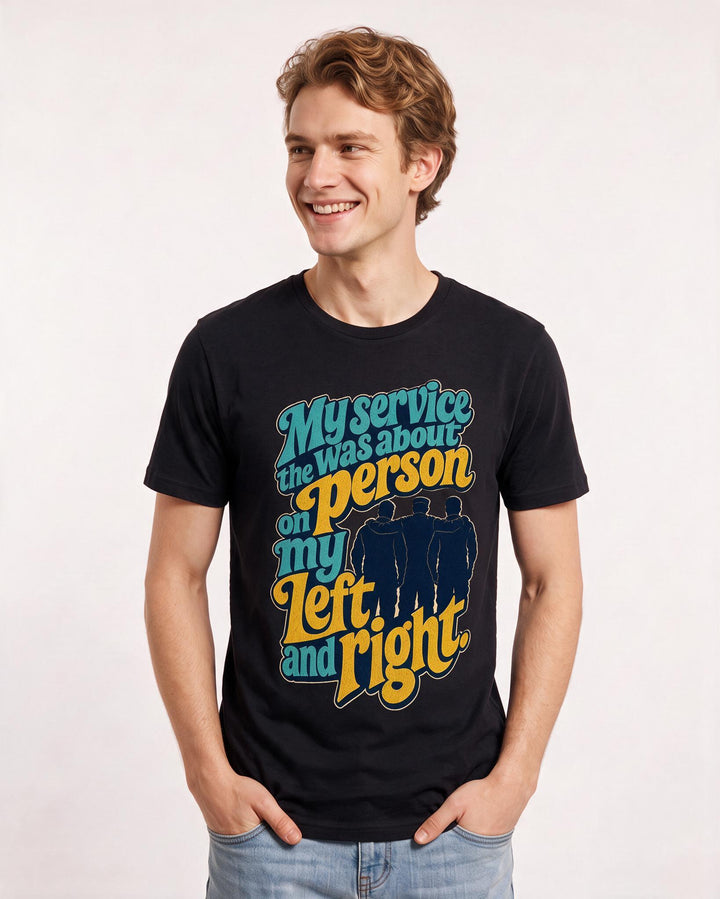 Veteran Black T-Shirt for Men – Everyday Expression Graphic Tee product image 1