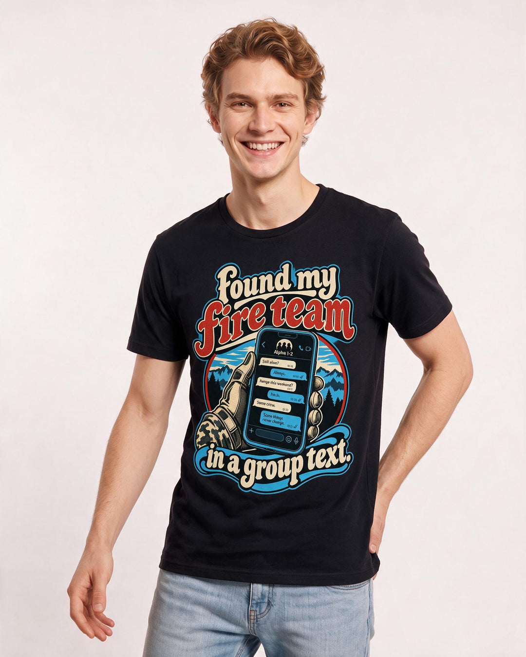 Veteran Black T-Shirt for Men – Everyday Expression Graphic Tee product image 1