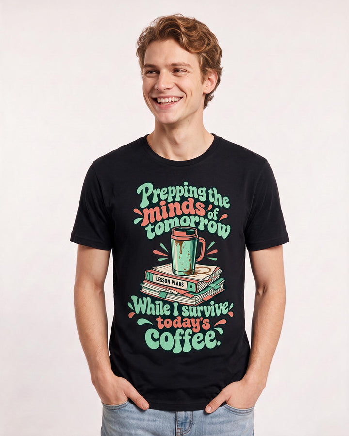 Teacher Black T-Shirt for Men – Everyday Expression Graphic Tee product image 1