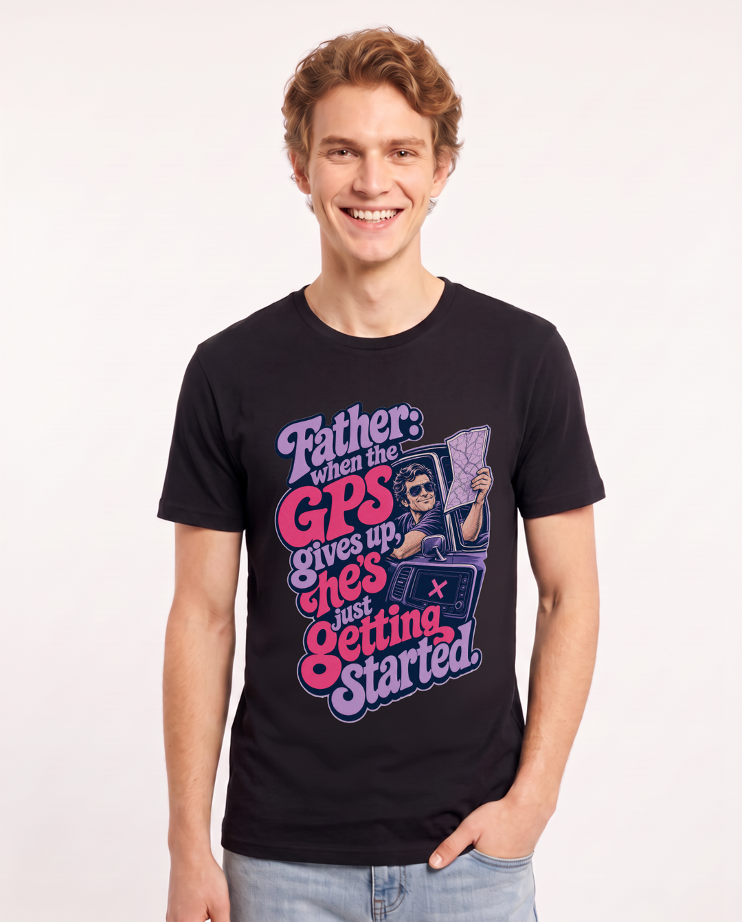 Dad Black T-Shirt for Men – Everyday Expression Graphic Tee product image 3