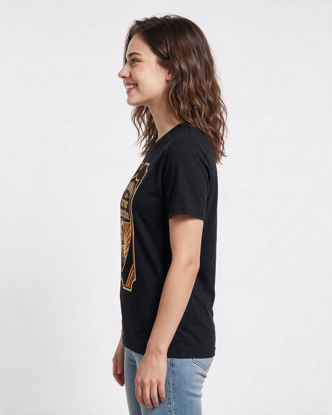 Graphic Women's Black T-Shirt - Accountability is not a four-year product image 2