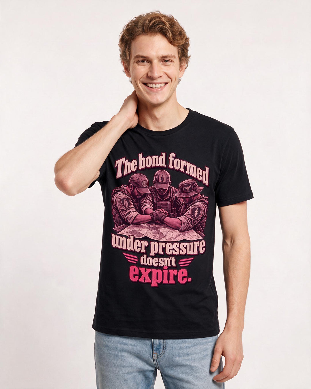 Veteran Black T-Shirt for Men – Everyday Expression Graphic Tee product image 1