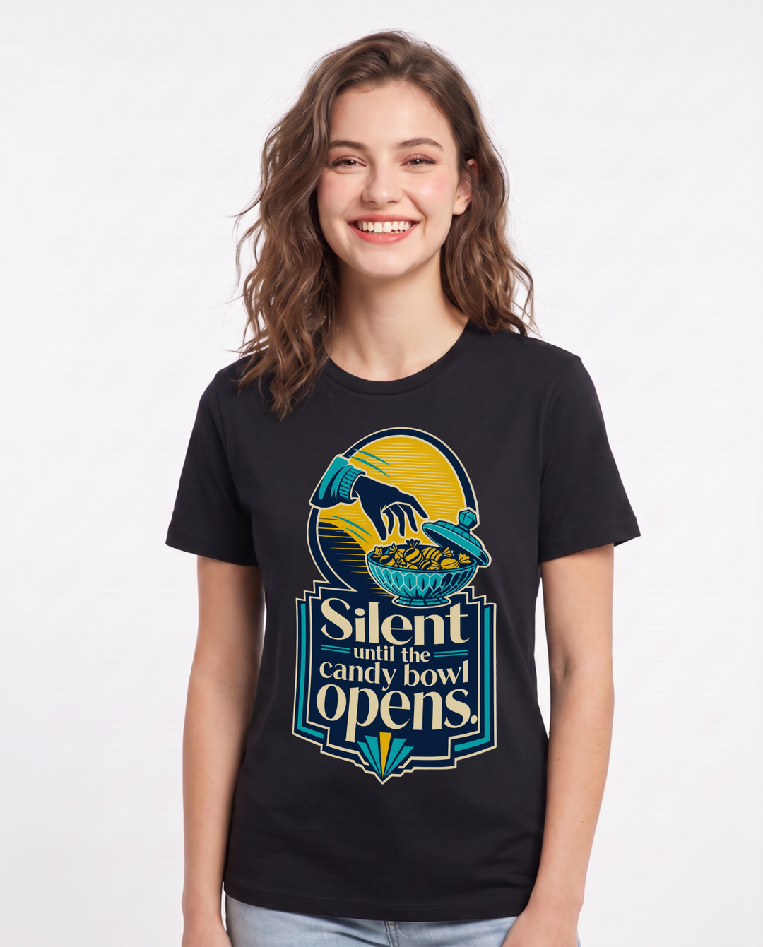 Family Black T-Shirt for Women – Everyday Expression Graphic Tee product image 3