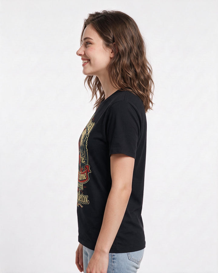 Hunting Black T-Shirt for Women – Everyday Expression Graphic Tee product image 2