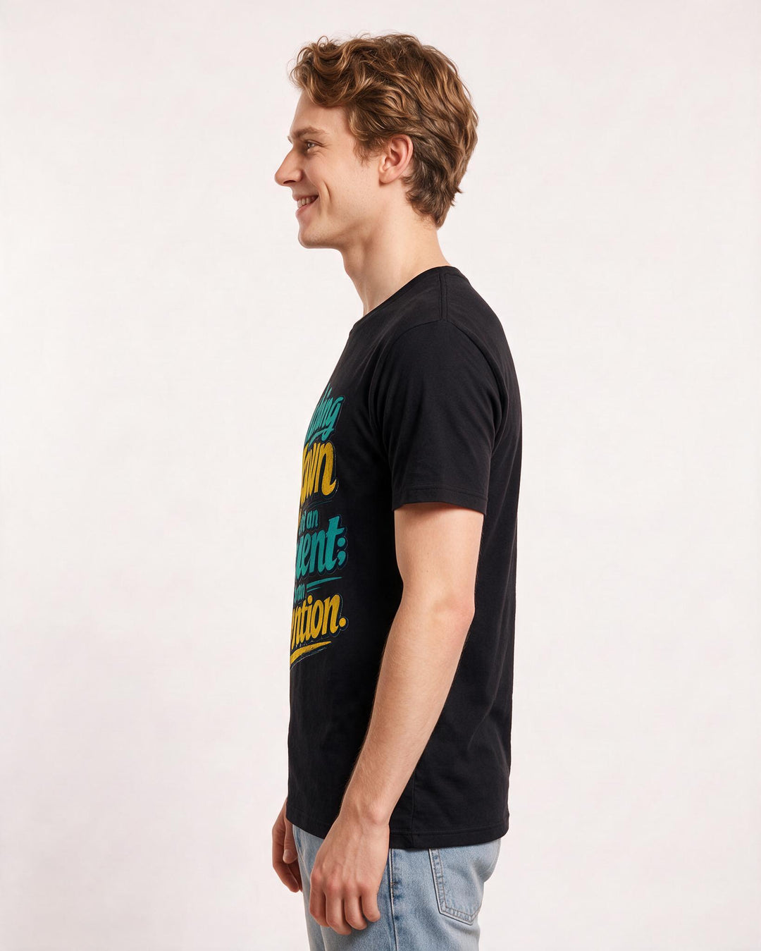 Hunting Black T-Shirt for Men – Everyday Expression Graphic Tee product image 2