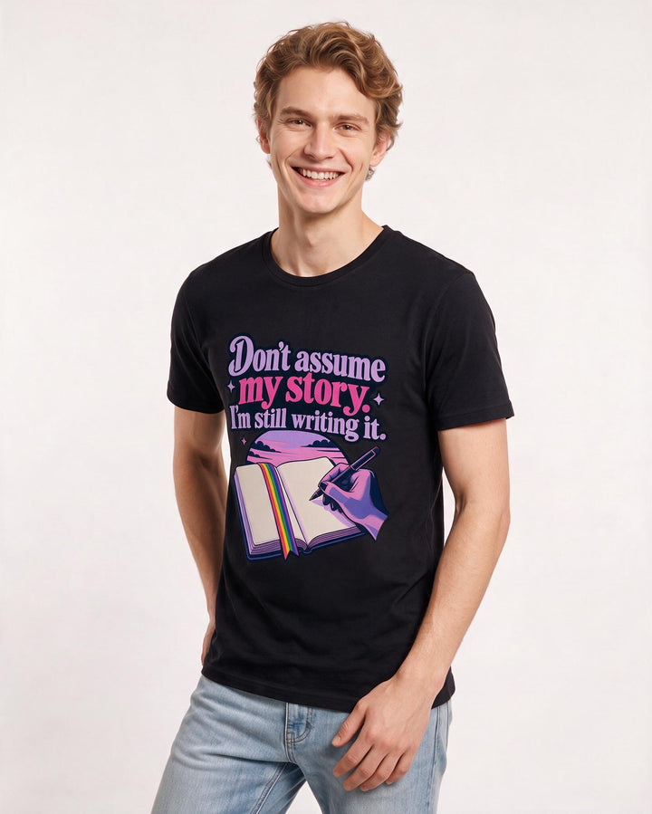 Pride Black T-Shirt for Men – Everyday Expression Graphic Tee product image 1