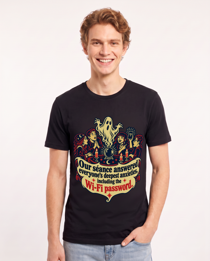 Halloween Black T-Shirt for Men – Halloween Theme Graphic Tee product image 3