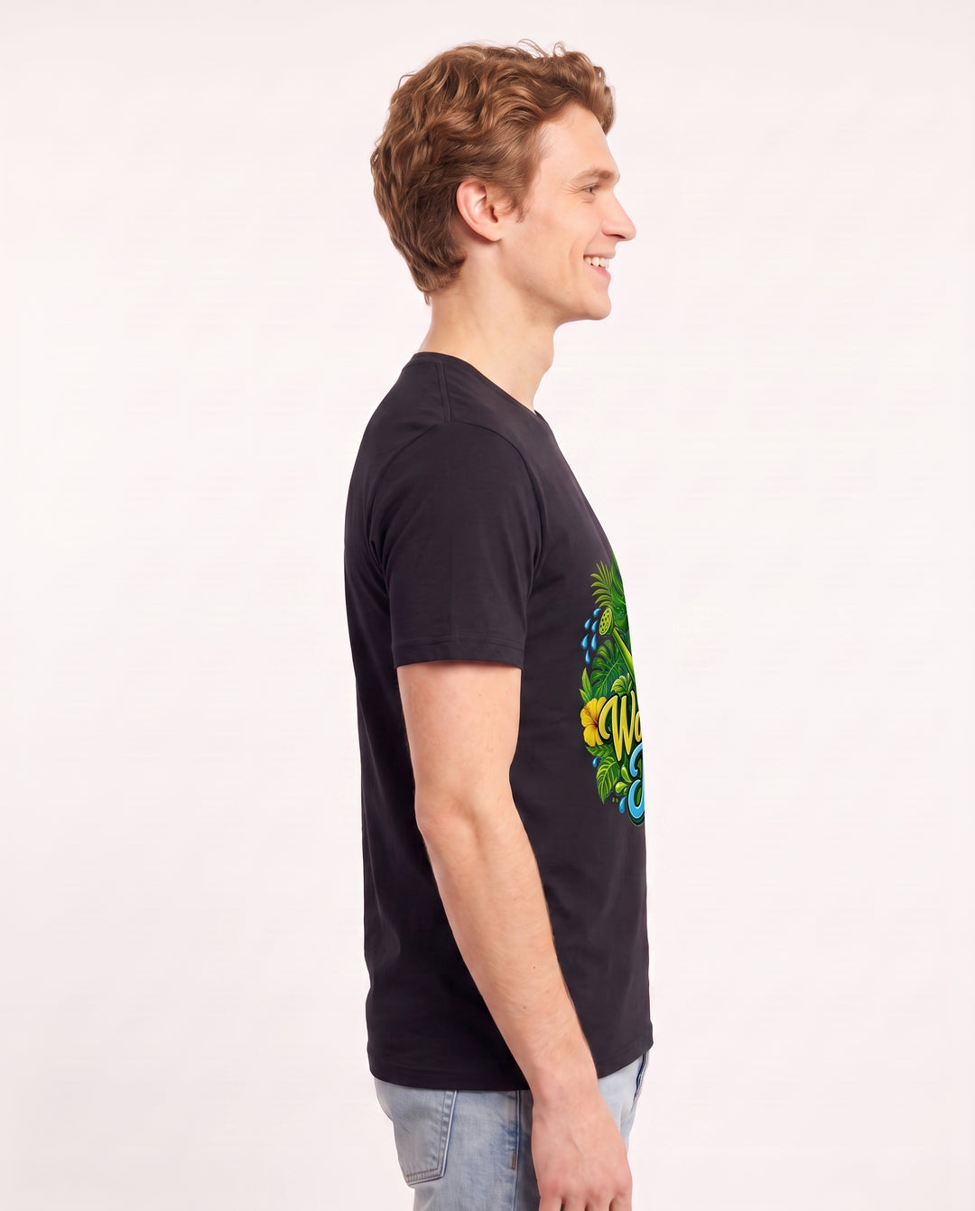 Watering Joys Men's Black T-Shirt product image 3