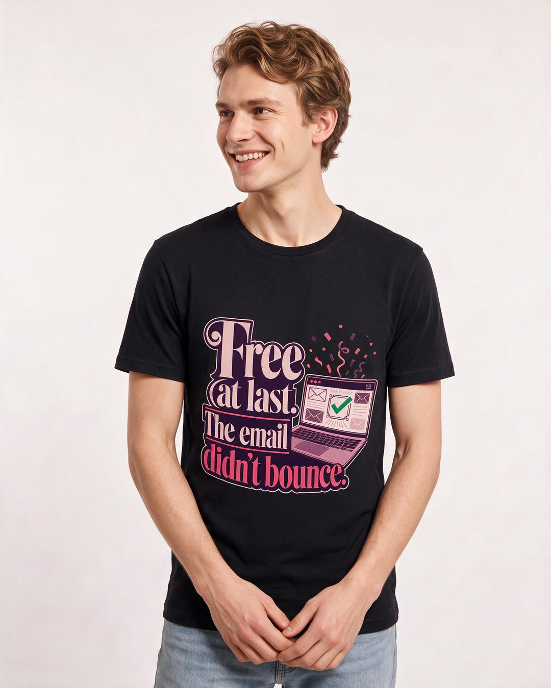 Graduation Black T-Shirt for Men – Everyday Expression Graphic Tee product image 3