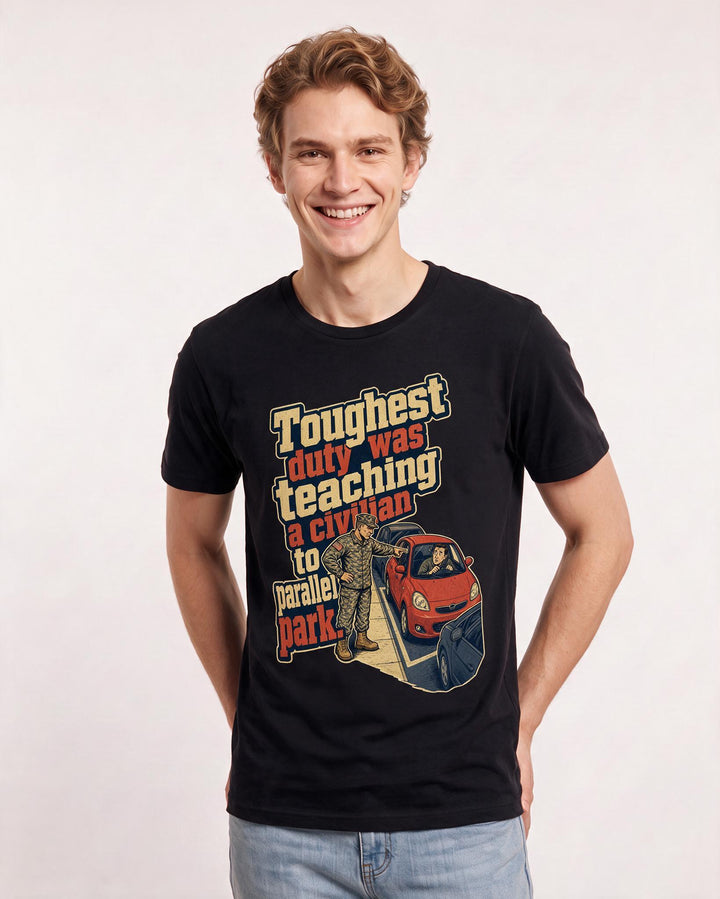 Veteran Black T-Shirt for Men – Everyday Expression Graphic Tee product image 1