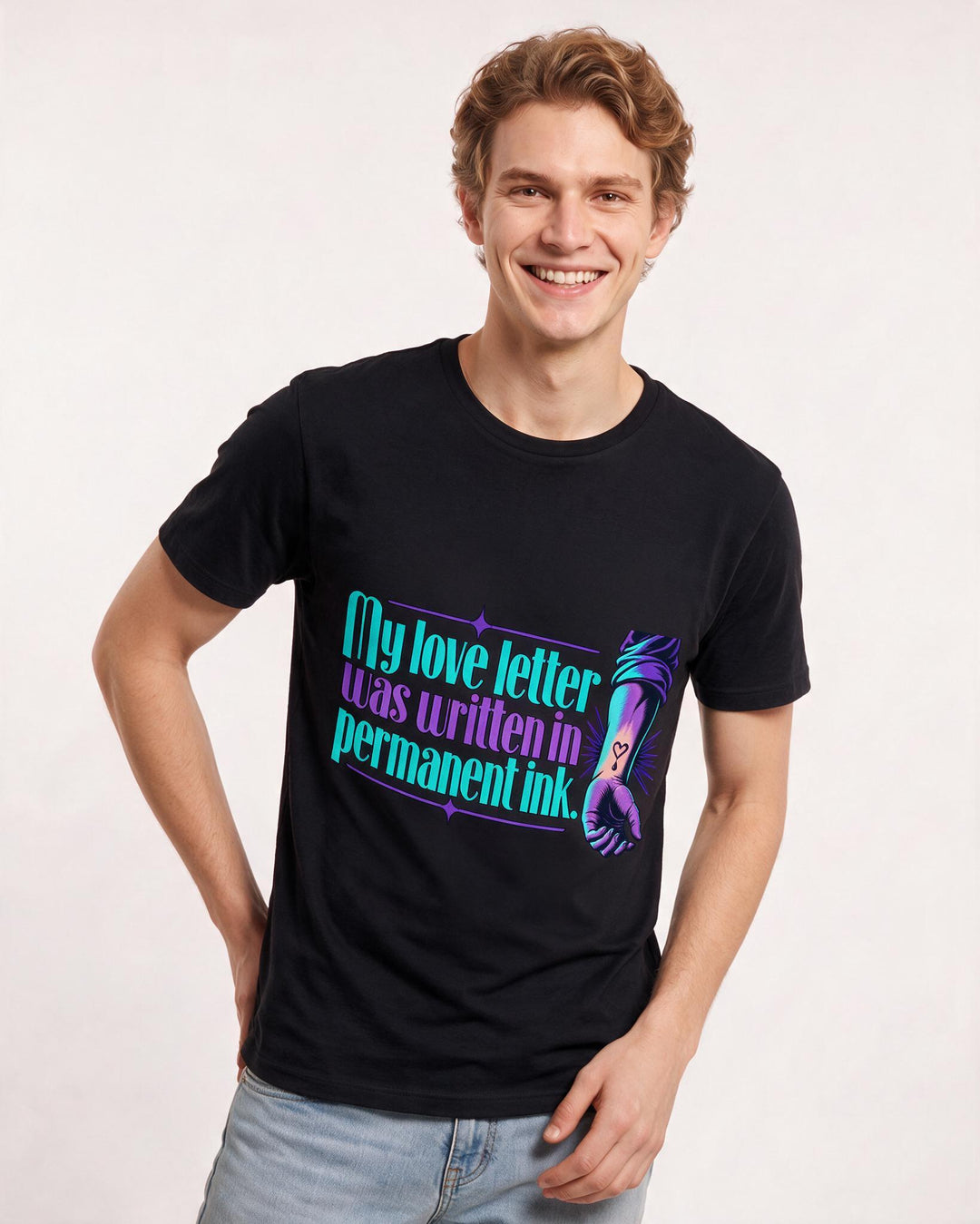 Pride Black T-Shirt for Men – Everyday Expression Graphic Tee product image 1