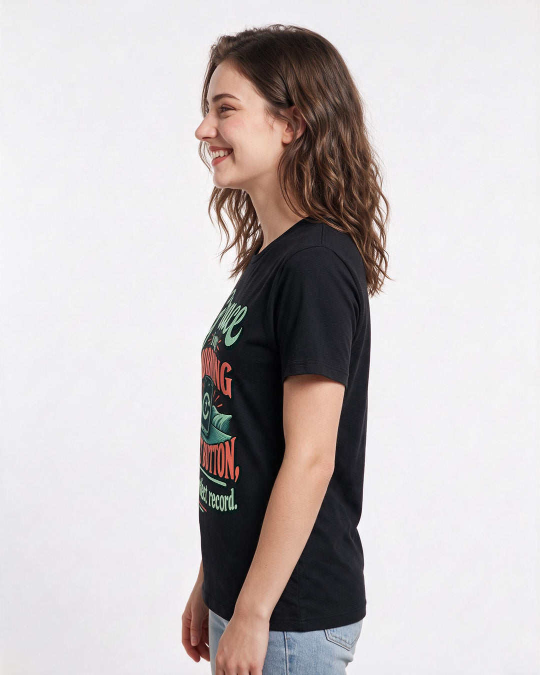 Christian Faith Black T-Shirt for Women – Everyday Expression Graphic Tee product image 2