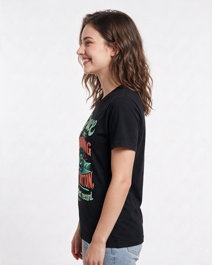 Christian Faith Black T-Shirt for Women – Everyday Expression Graphic Tee product image 2