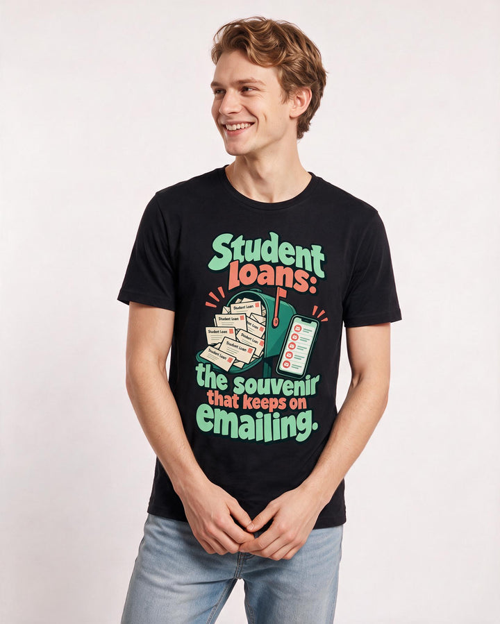 Graduation Black T-Shirt for Men – Everyday Expression Graphic Tee product image 1