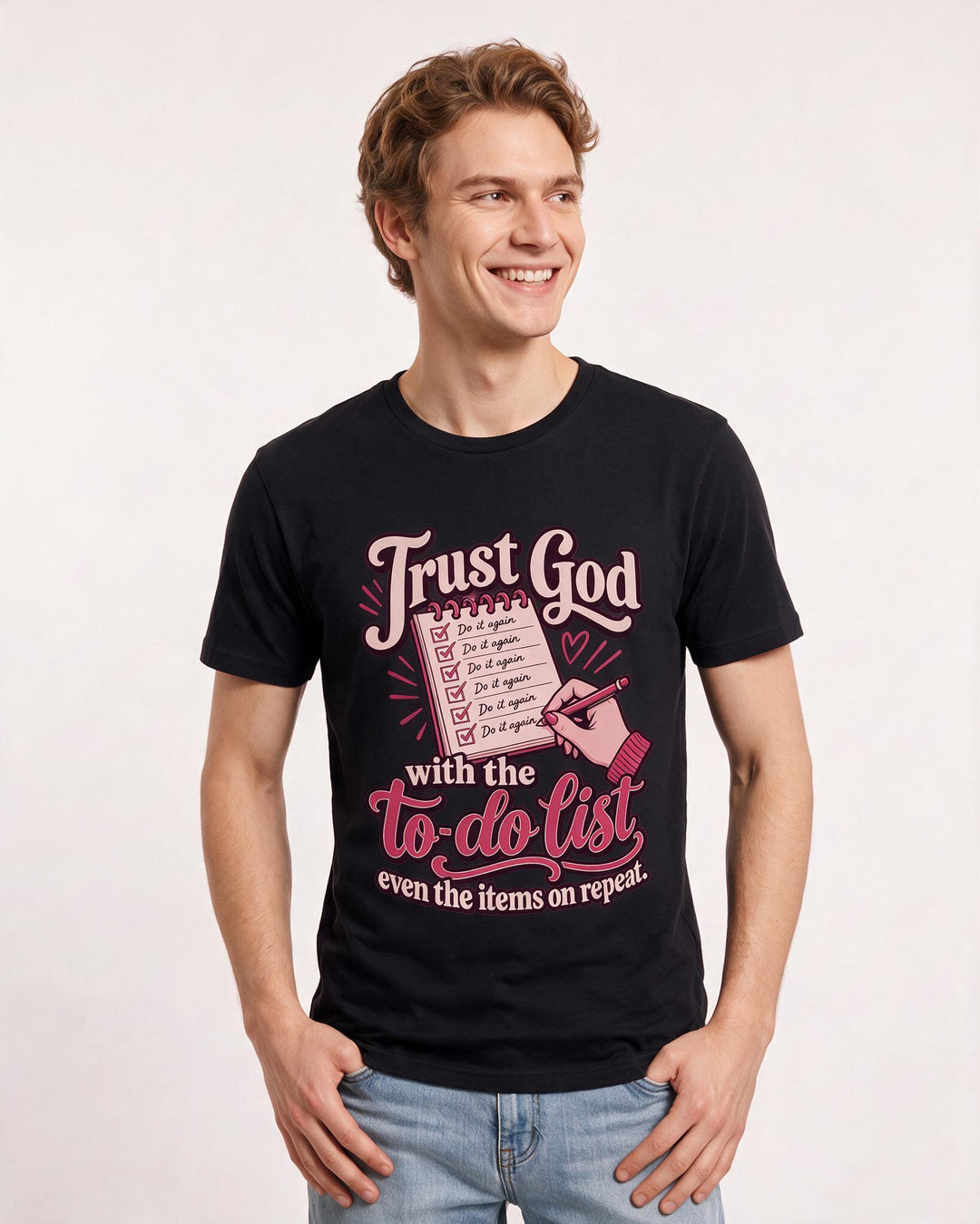Christian Faith Black T-Shirt for Men – Everyday Expression Graphic Tee product image 1