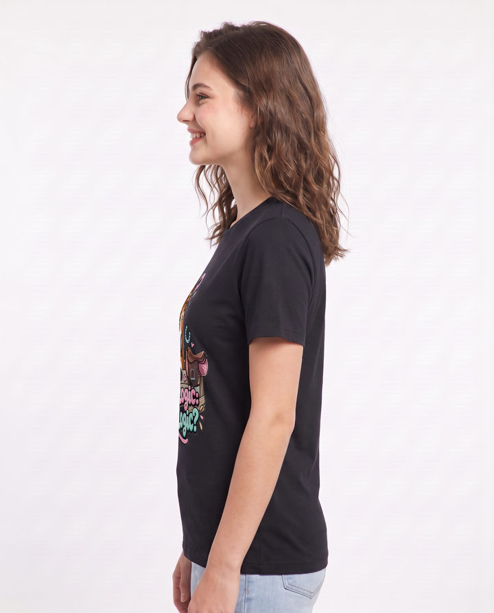 Rider Logic: What Logic? Women's Black T-Shirt product image 3