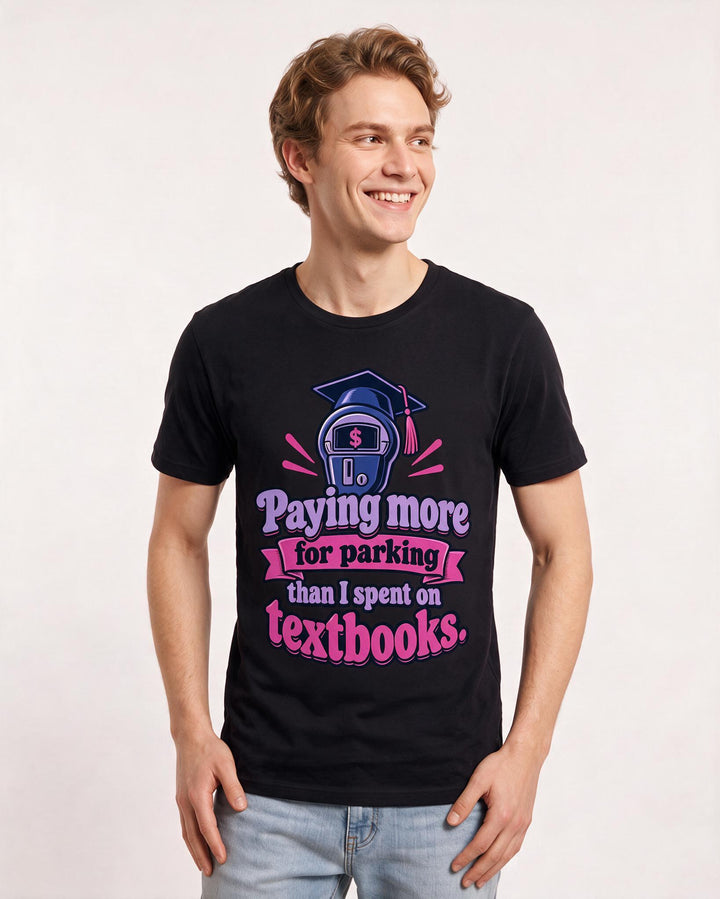 Graduation Black T-Shirt for Men – Everyday Expression Graphic Tee product image 1