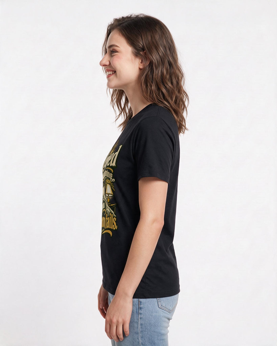 Christian Faith Black T-Shirt for Women – Everyday Expression Graphic Tee product image 2