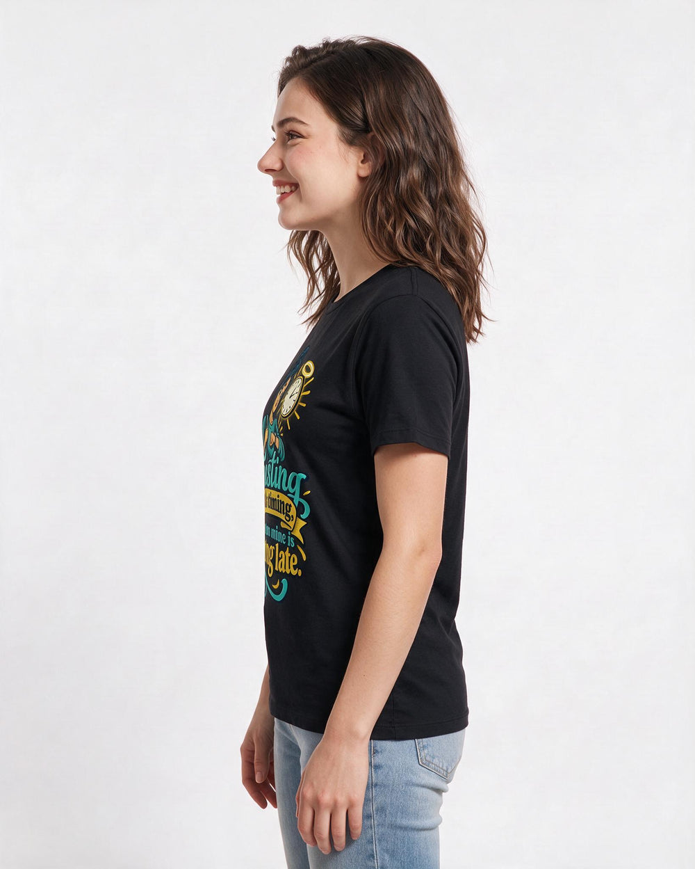 Christian Faith Black T-Shirt for Women – Everyday Expression Graphic Tee product image 2