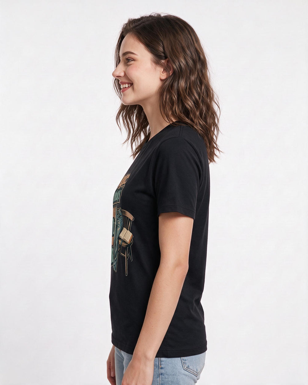 Christian Faith Black T-Shirt for Women – Everyday Expression Graphic Tee product image 2