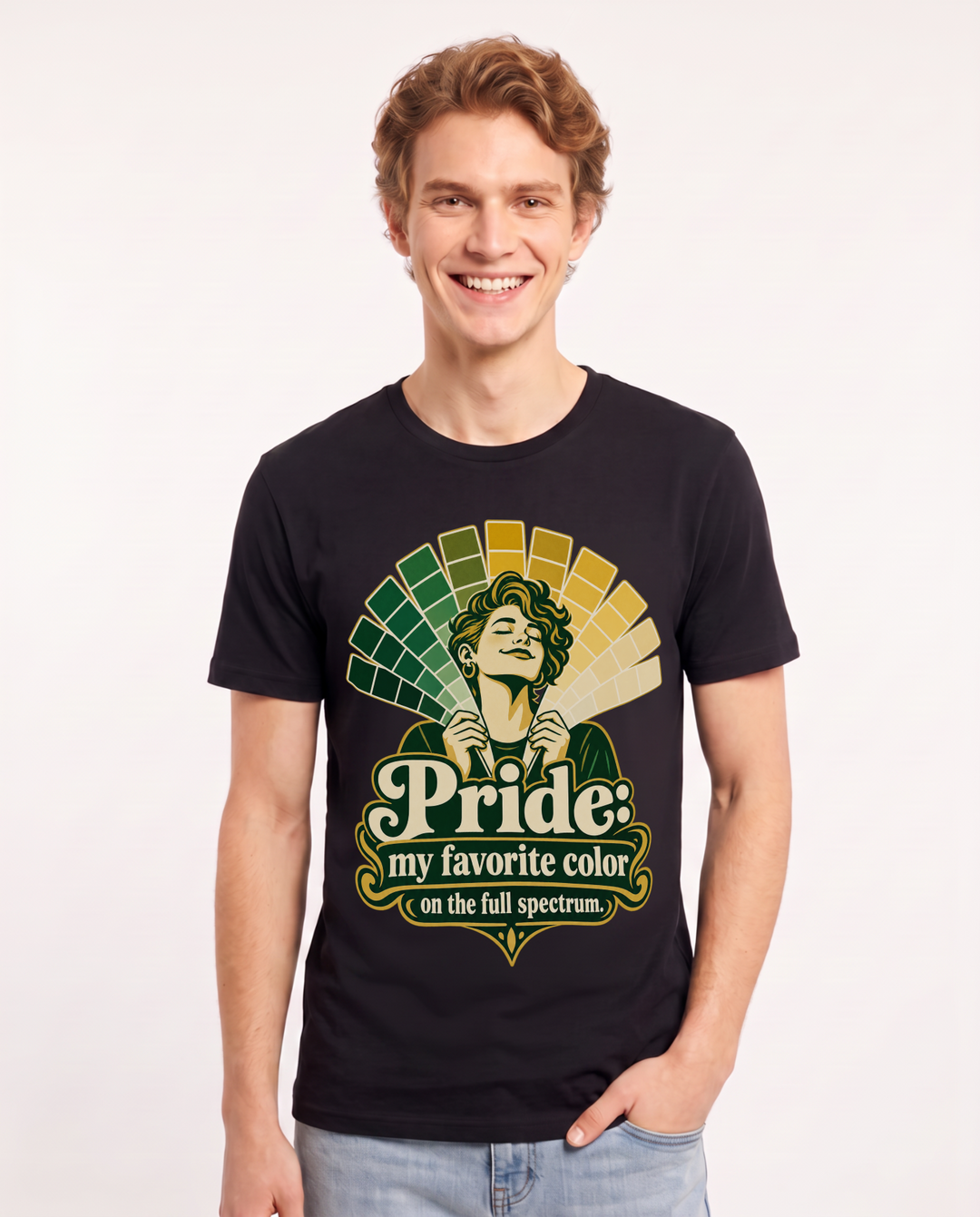 Pride Black T-Shirt for Men – Everyday Expression Graphic Tee product image 3